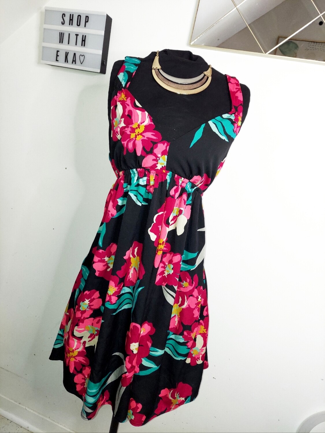 used floral summer dress