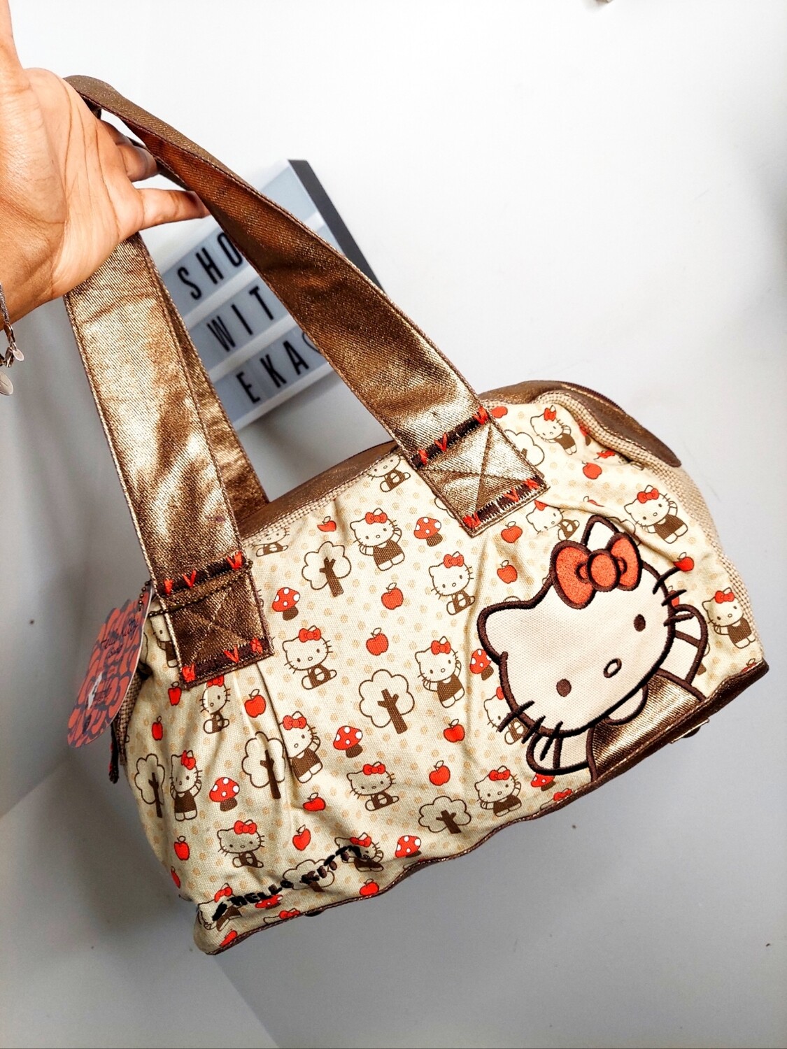 Hello kitty brown bag