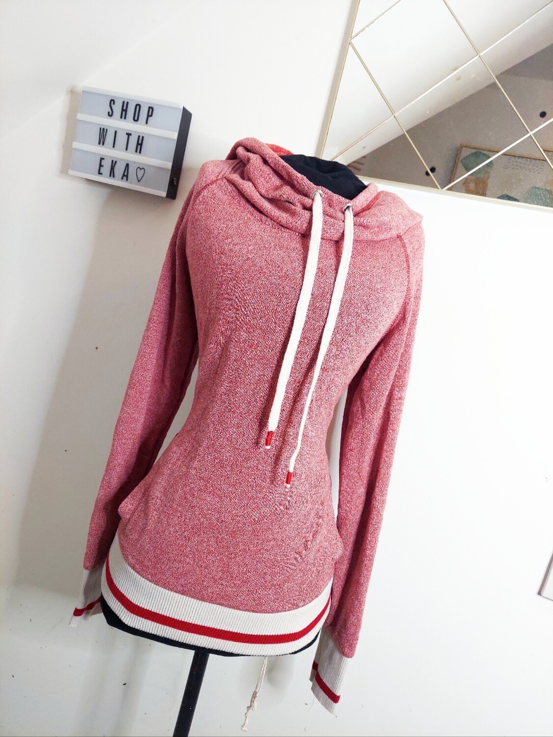 used pink hoodie