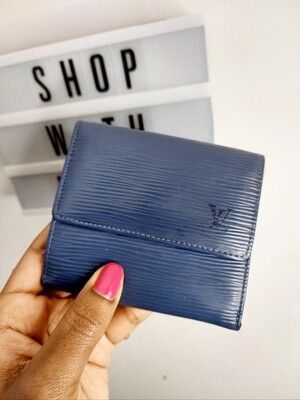 Used Louis Vuitton Epi Leather Elise Wallet