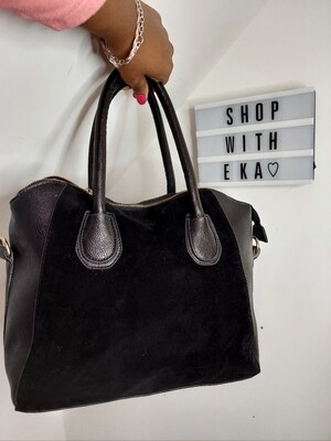 Black handbag