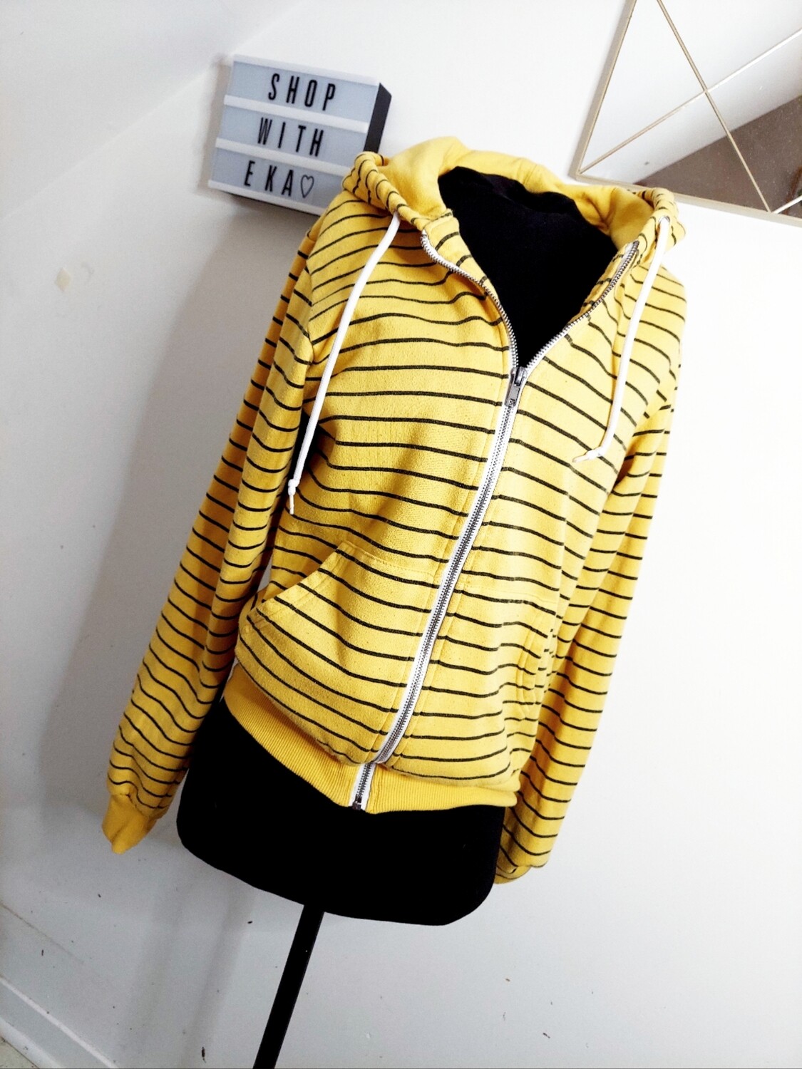 used yellow hoodie