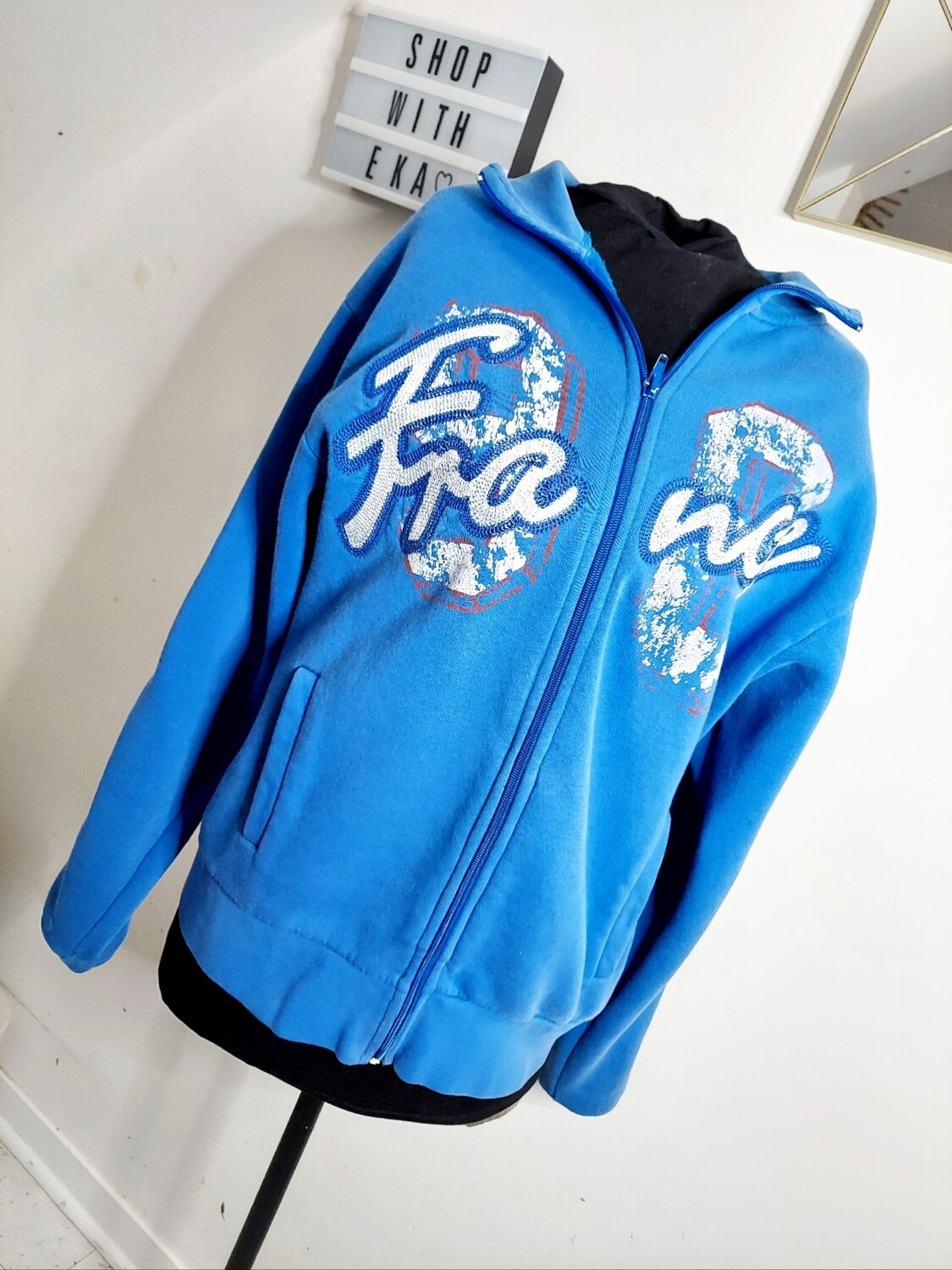 used france zippy sweater