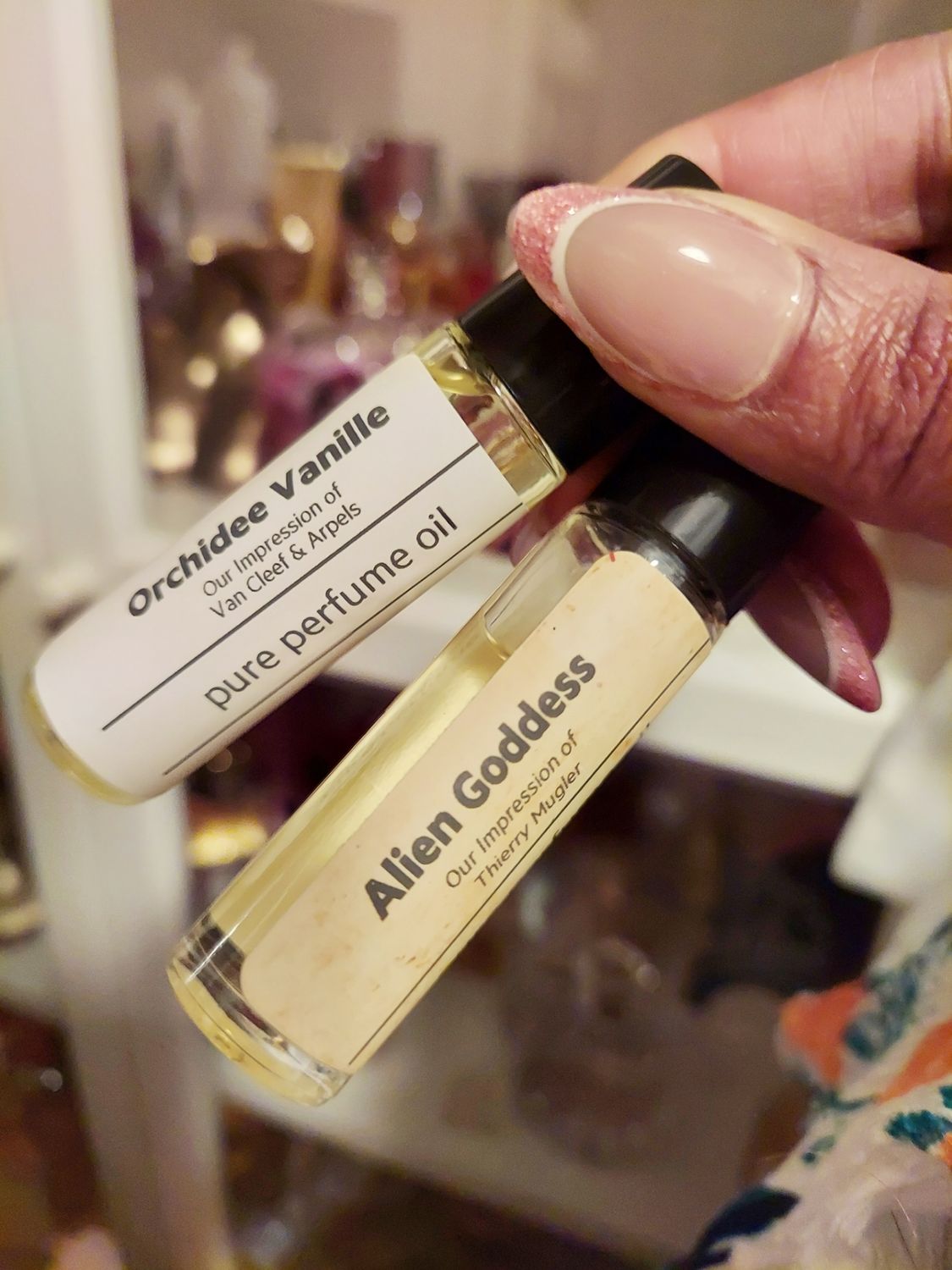 Alien goddess and Orchidee Vanille perfume oil 10mls