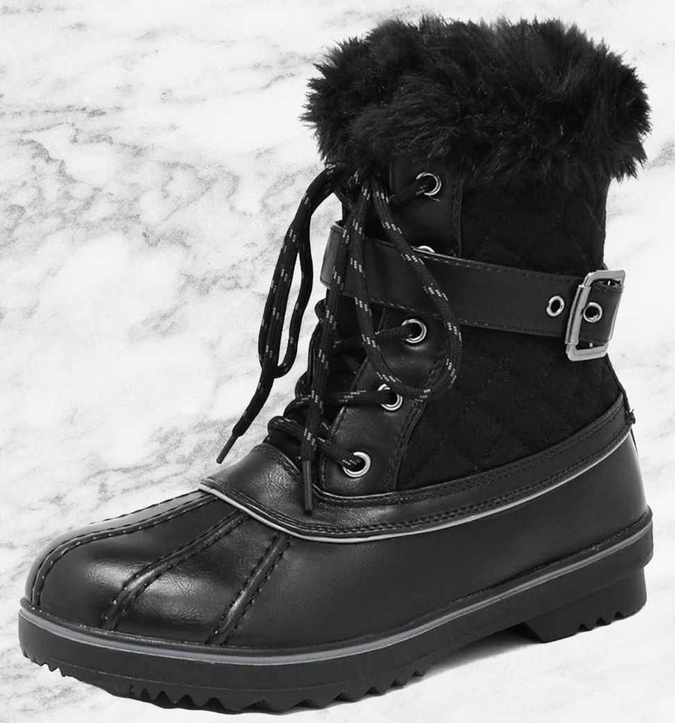 Dream pair black winter boots size 10