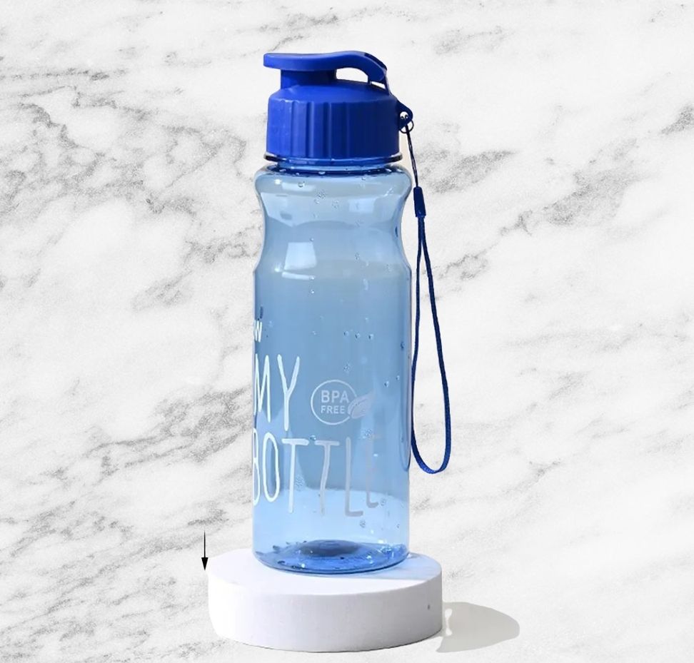 Blue water bottle