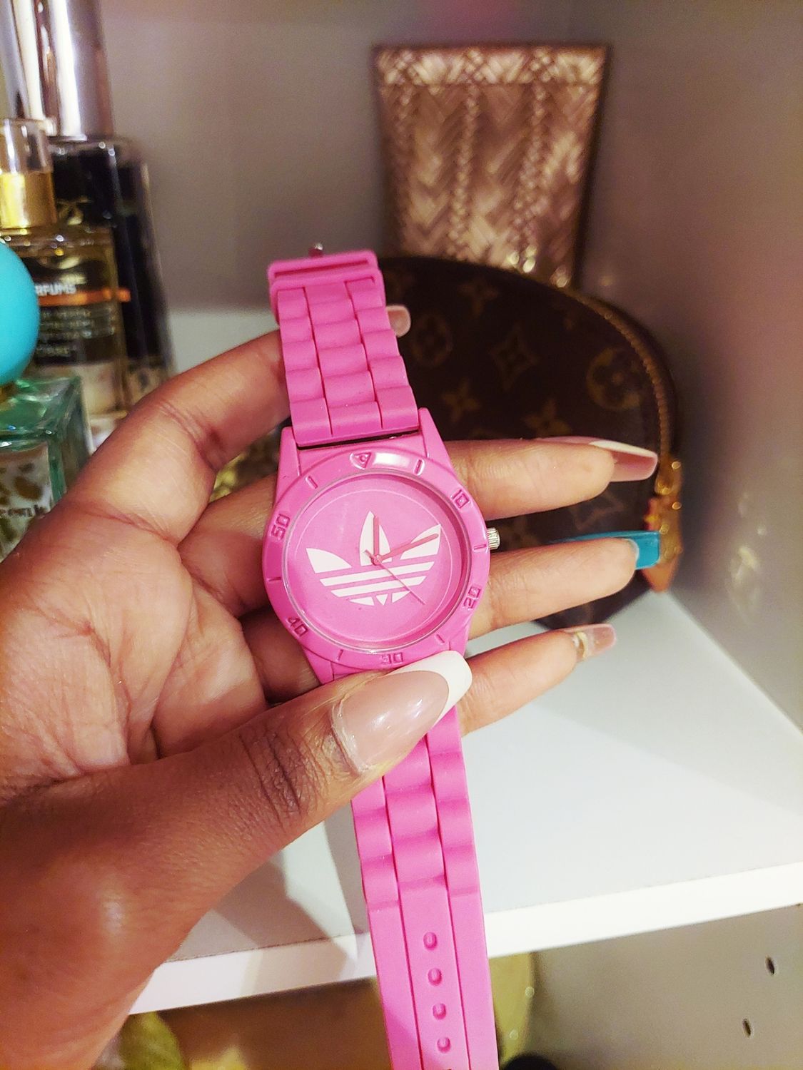 Pink watch