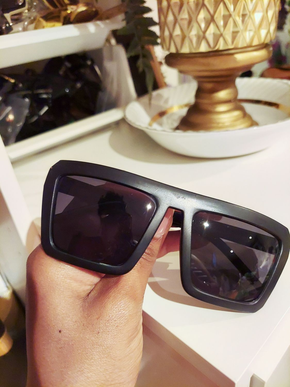 Black matte sunglasses (ADD ON ITEM)