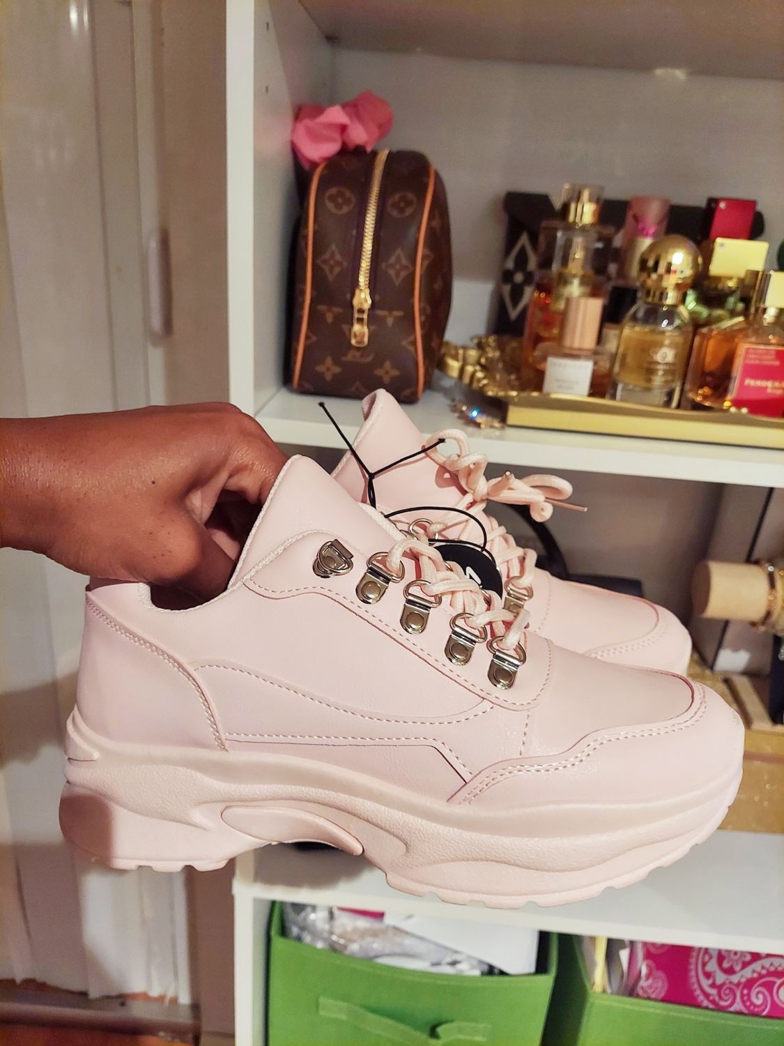 NEW Baby pink sneakers