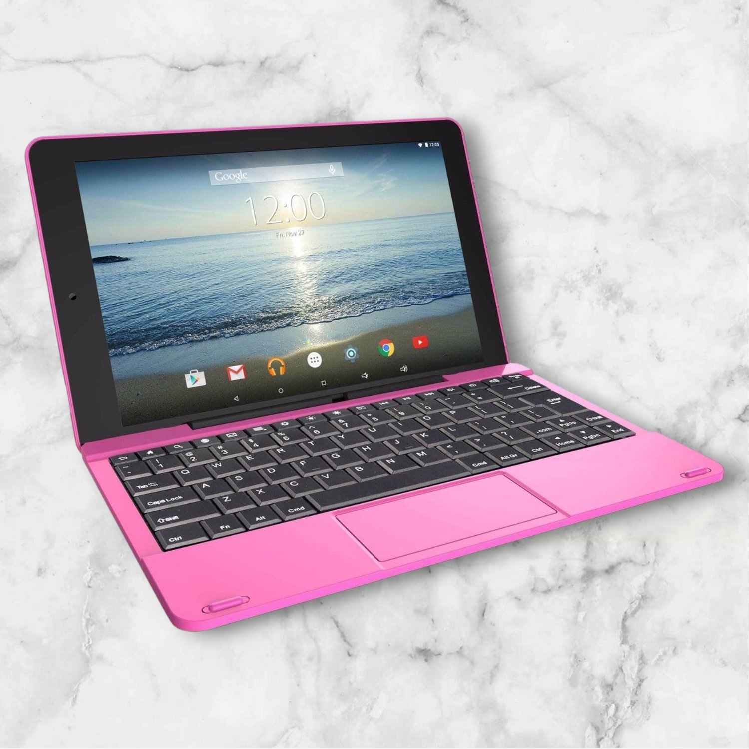 Pink RCA Viking Pro 10 Inch Wifi Tablet With Detachable Keyboard 32GB - Android