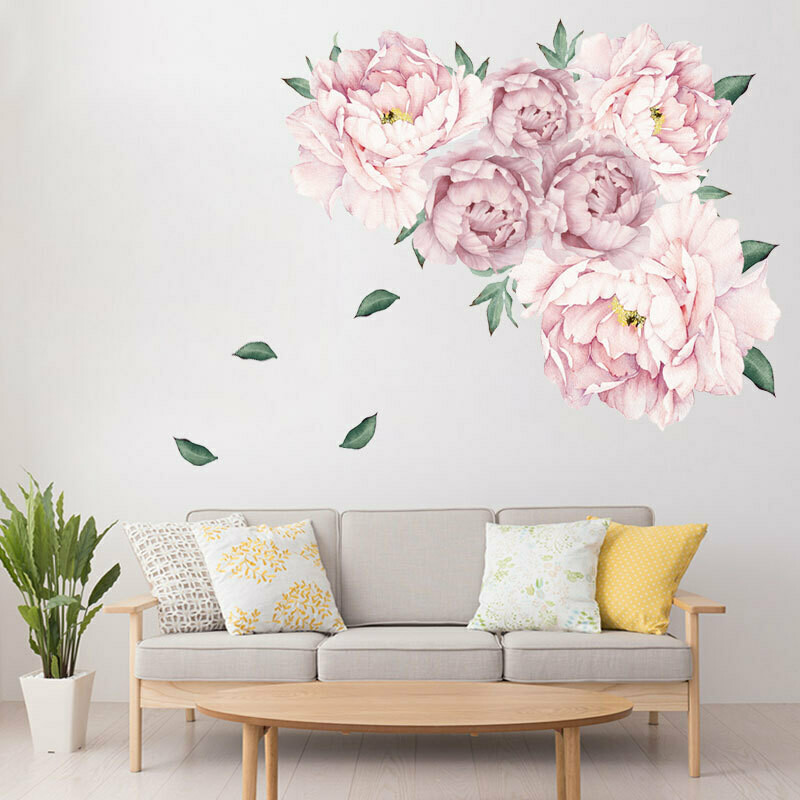 Sweet Pink Flowers Wall Sticker