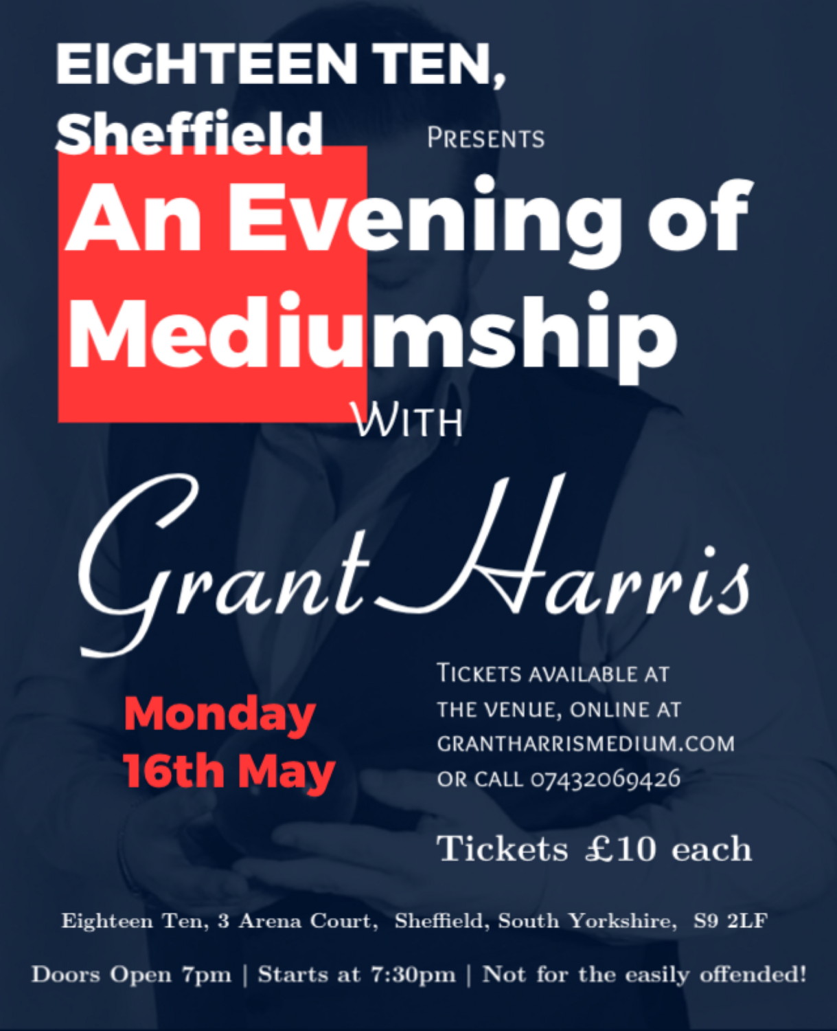 Evening of Mediumship, Eighteen Ten, Sheffield, Mon 16th May 2022