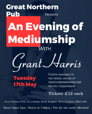 Evening of Mediumship, Great Northern Pub, Keighley, Tue 17th May 2022
