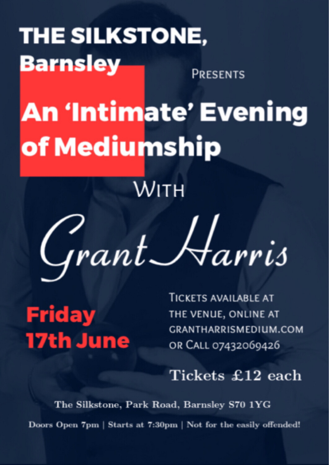 An Intimate Evening of Mediumship, The Silkstone, Barnsley, Fri 17th June 2022