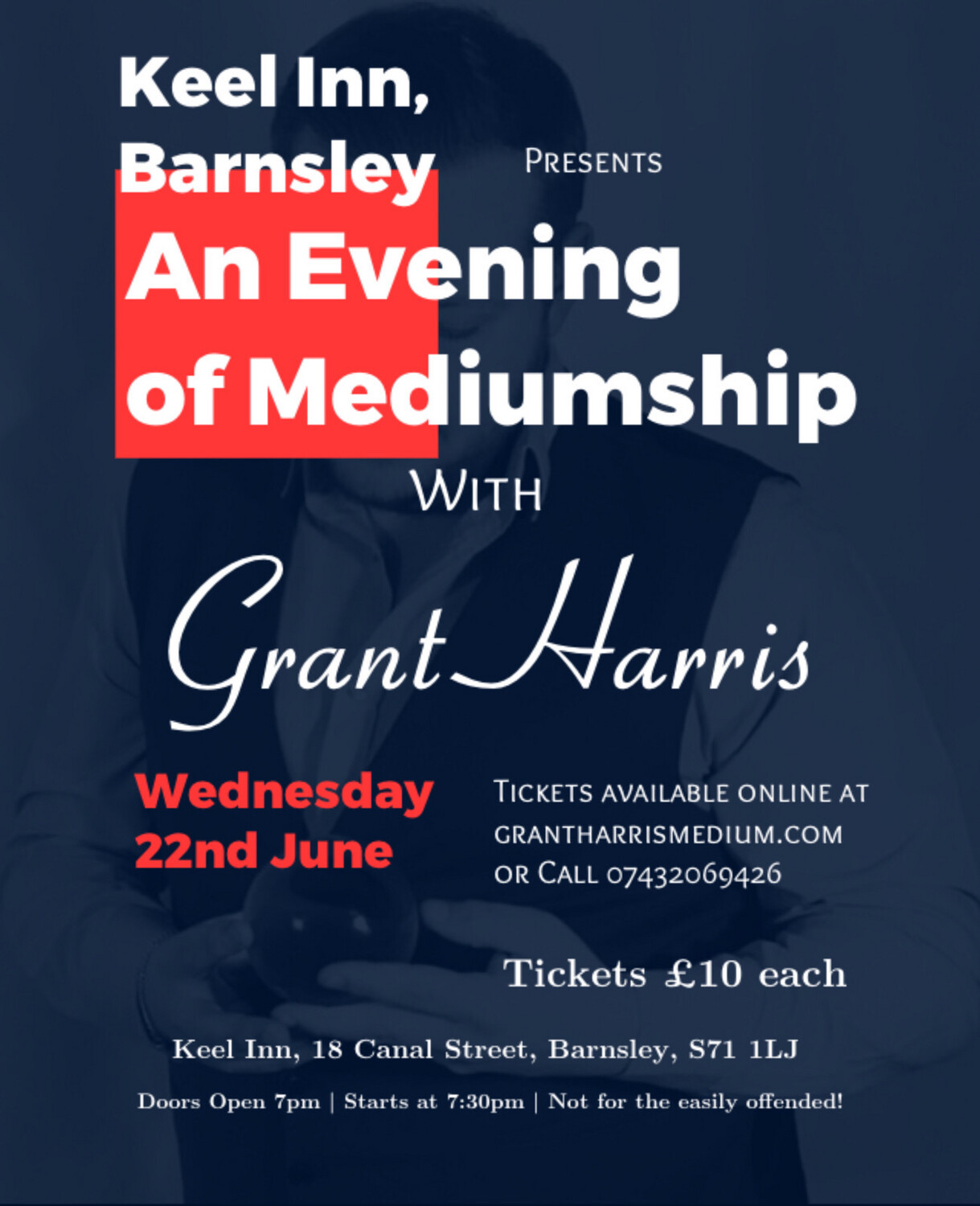 Evening of Mediumship, Keel Inn, Barnsley, Wed 22nd June 2022