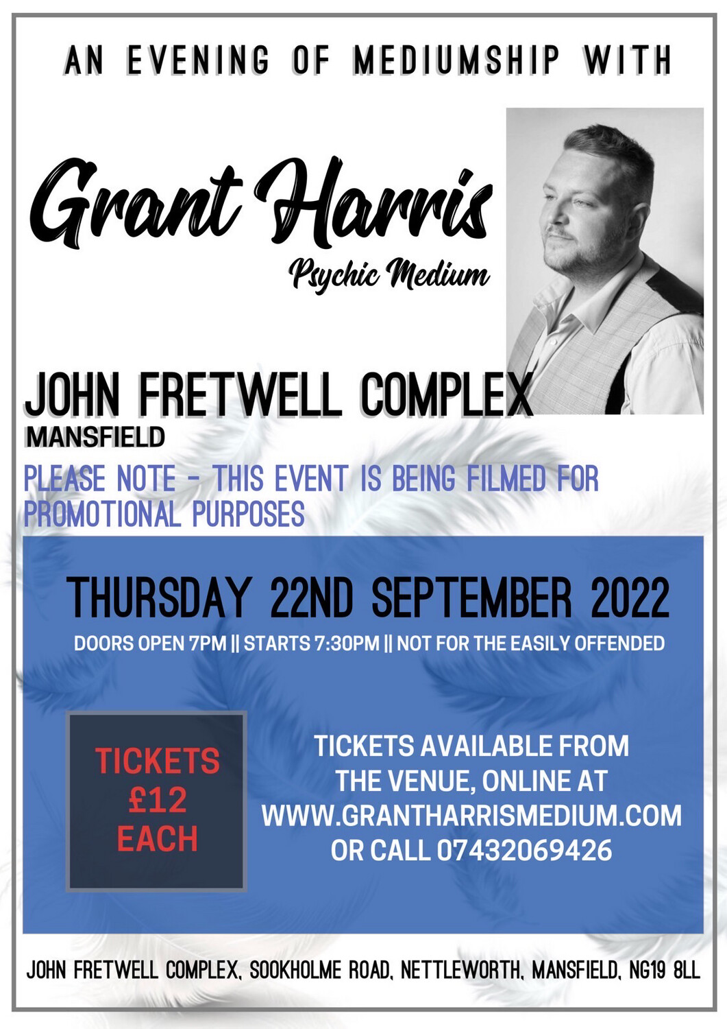 John Fretwell Complex, Mansfield, Thu 22nd September 2022