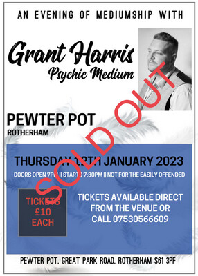 Pewter Pot, ROTHERHAM, Thursday 12th January 2023