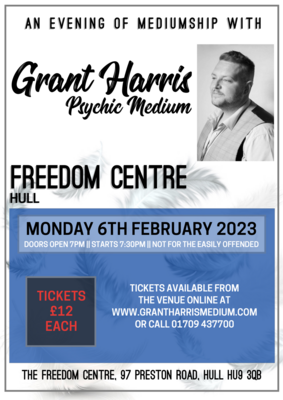 The Freedom Centre, Hull, Monday 6th February 2023