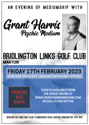 Bridlington Links Golf Club, Bridlington, Friday 17th February 2023