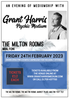 The Milton Rooms, Malton, Friday 24th February 2023