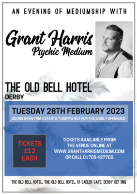 The Old Bell Hotel, Derby, Tuesday 28th February 2023