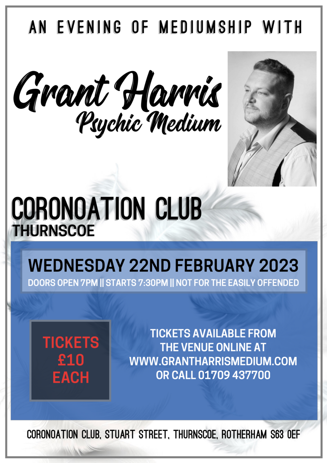 Coronation Club, Thurnscoe, Rotherham, Wednesday 22nd February 2023