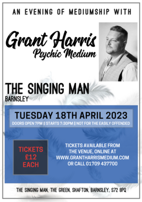 The Singing Man, Barnsley, Tuesday 18th April 2023