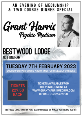 Bestwood Lodge Hotel, Arnold, Nottingham, Tuesday 7th Feb 2023
