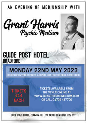 Guide Post Hotel, Bradford, Monday 22nd May 2023