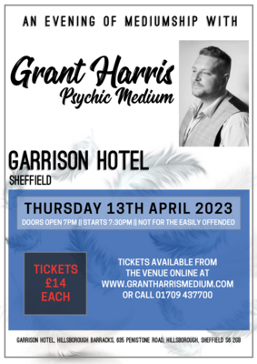 The Garrison Hotel, Sheffield, Thurs 13th April 2023