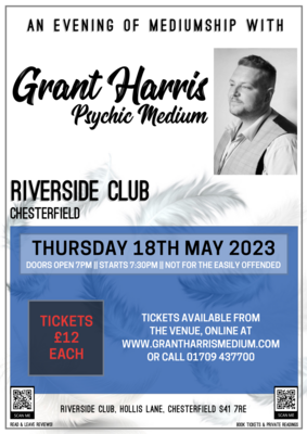 The Riverside Club, Chesterfield, Thursday 18th May 2023