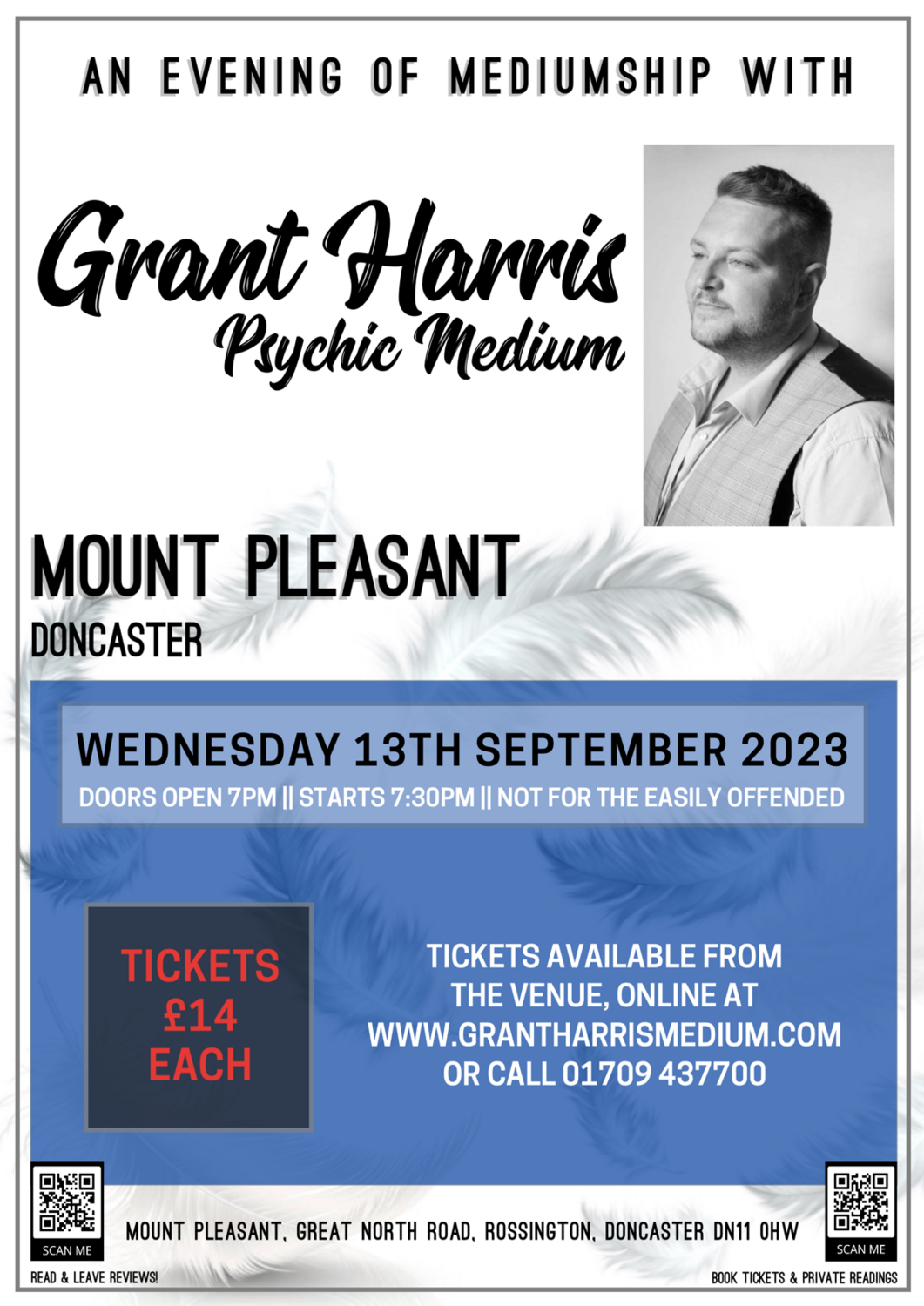 Mount Pleasant Hotel, Doncaster, Wednesday 13th September 2023