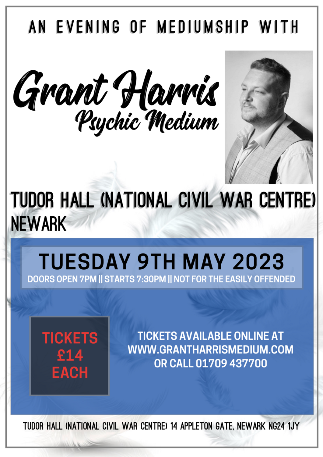 Tudor Hall (National Civil War Centre) Newark, Tuesday 9th May 2023
