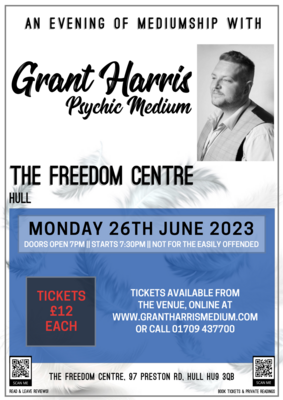 The Freedom Centre, Hull, Monday 26th June 2023