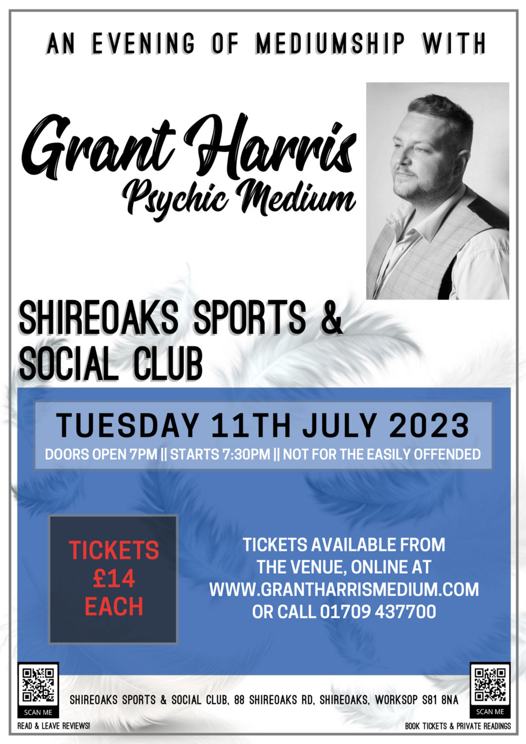 Shireoaks Sports & Social Club, Tuesday 11th July 2023