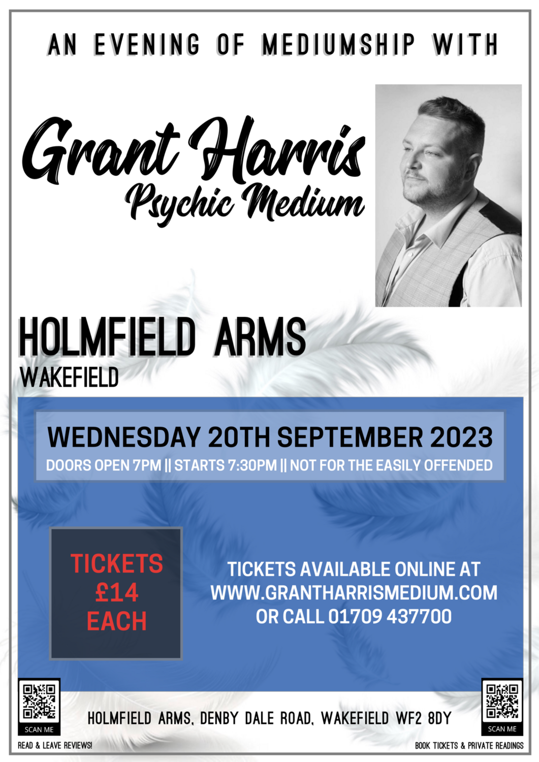 Holmfield Arms, Wakefield, Wednesday 20th September 2023