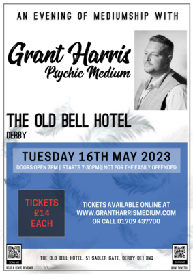 The Old Bell Hotel, Derby, Tuesday 16th May 2023