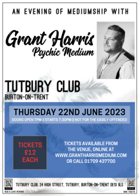Tutbury Club, Burton-on-Trent , Thursday 22nd June 2023