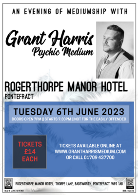 Rogerthorpe Manor, Pontefract, Tuesday 6th June 2023