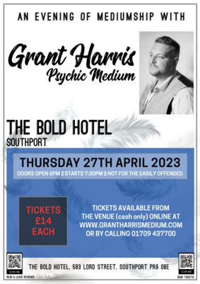 The Bold Hotel, Southport, Thursday 27th April 2023