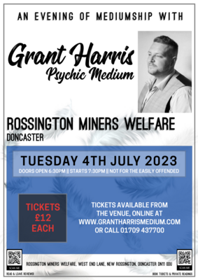 Rossington Miners Welfare ,Tuesday 4th July 2023