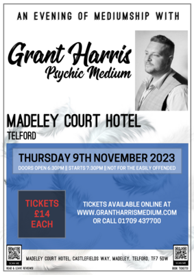 Madeley Court Hotel, Telford, Thursday 9th November 2023