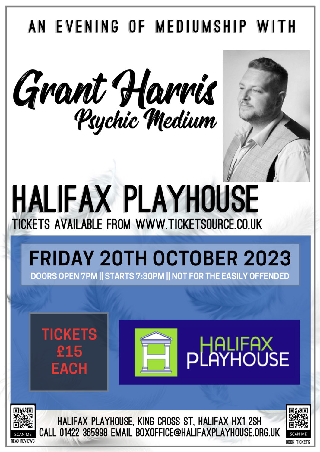 Psychic Night Grant Harris Halifax Playhouse