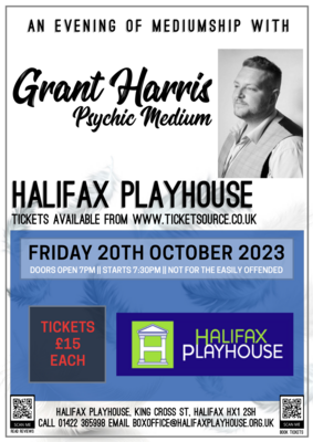 Halifax Playhouse, Halifax, Friday 20th October 2023