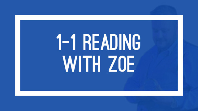 A Private 1-1 Zoom Reading with Zoe