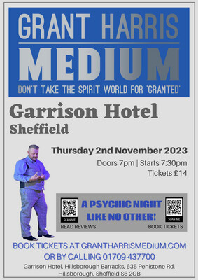 The Garrison Hotel, Sheffield, Thurs 2nd November 2023