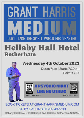 Hellaby Hall Hotel, Rotherham, Wednesday 4th October 2023