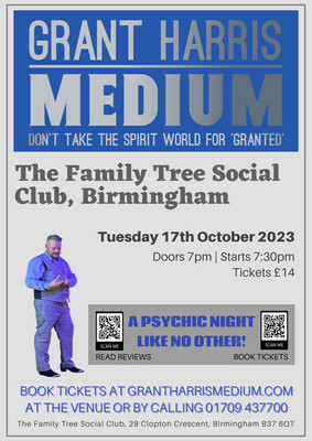 The Family Tree Social Club, Birmingham, Tuesday 17th October 2023
