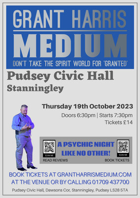 Pudsey Civic Hall, Pudsey, Leeds, Thursday 19th October 2023
