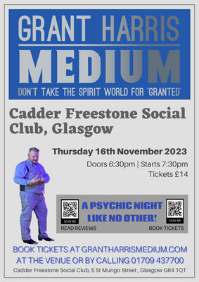 Cadder Freestone Social Club, Glasgow, Scotland, Thursday 16th November 2023
